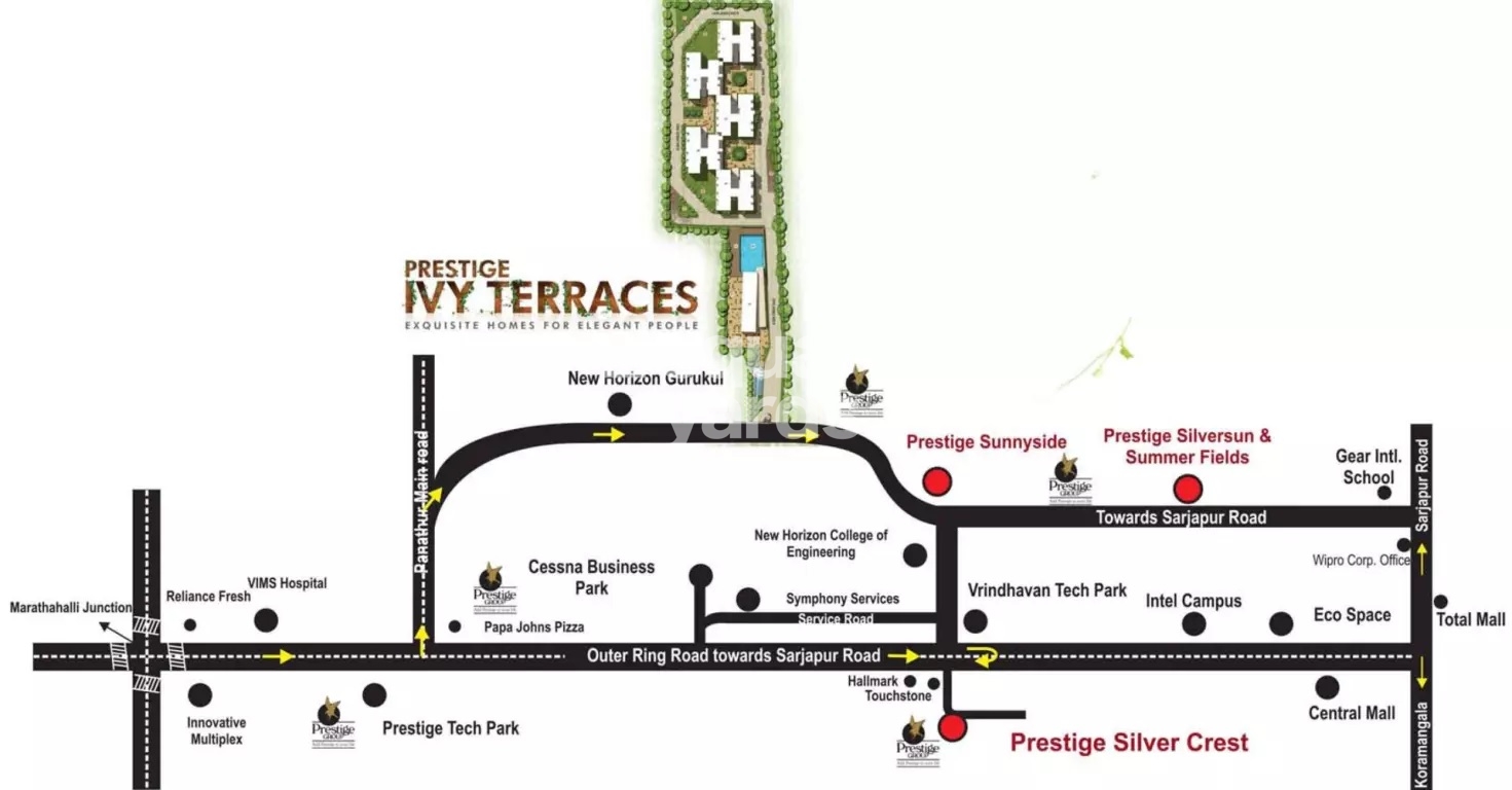 Prestige IVY Terraces Location Image