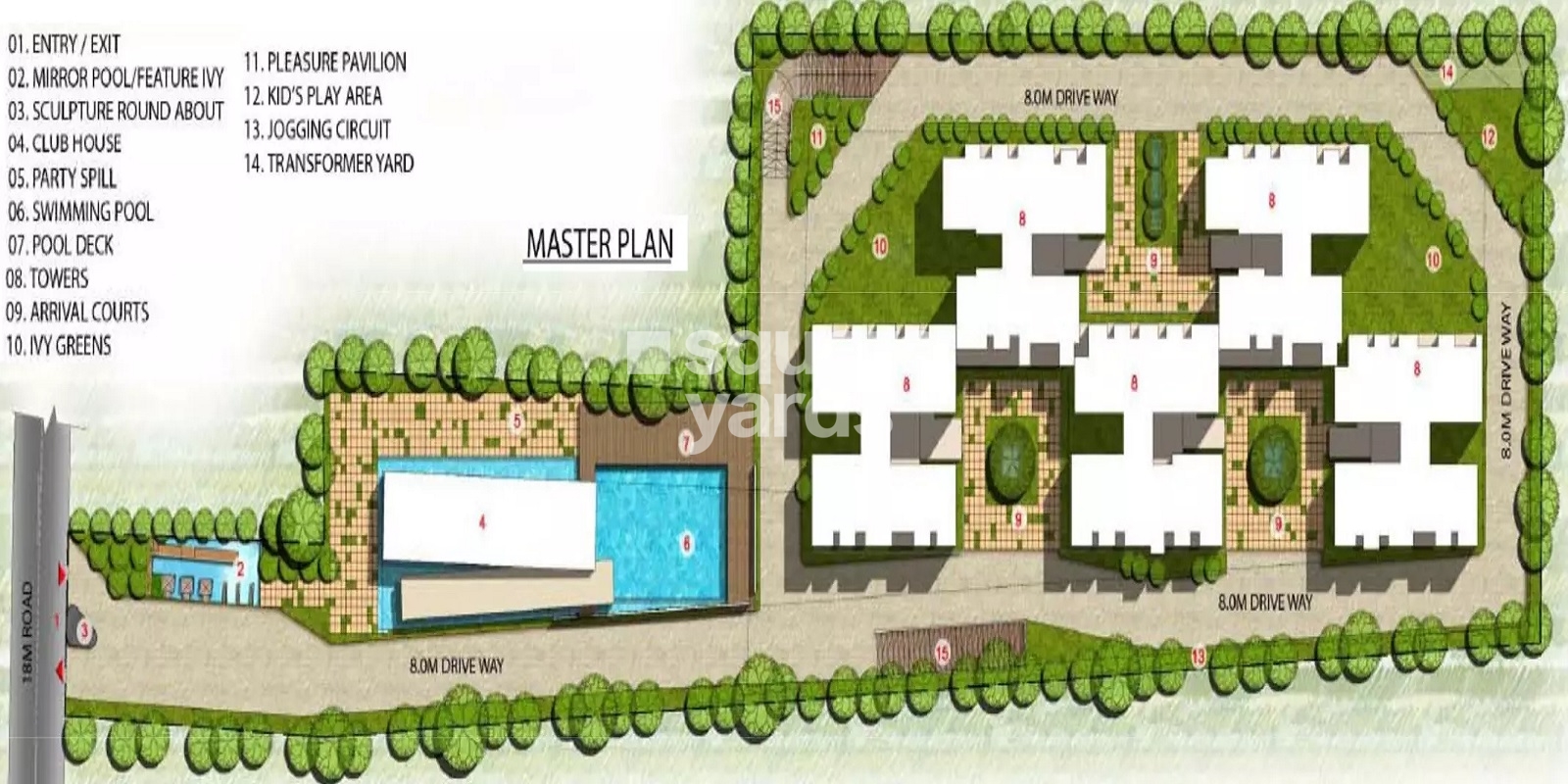 Prestige IVY Terraces Master Plan Image