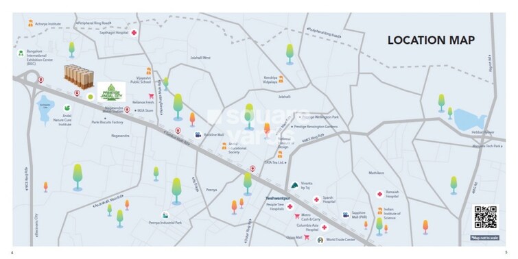 Prestige Jindal City Location Image