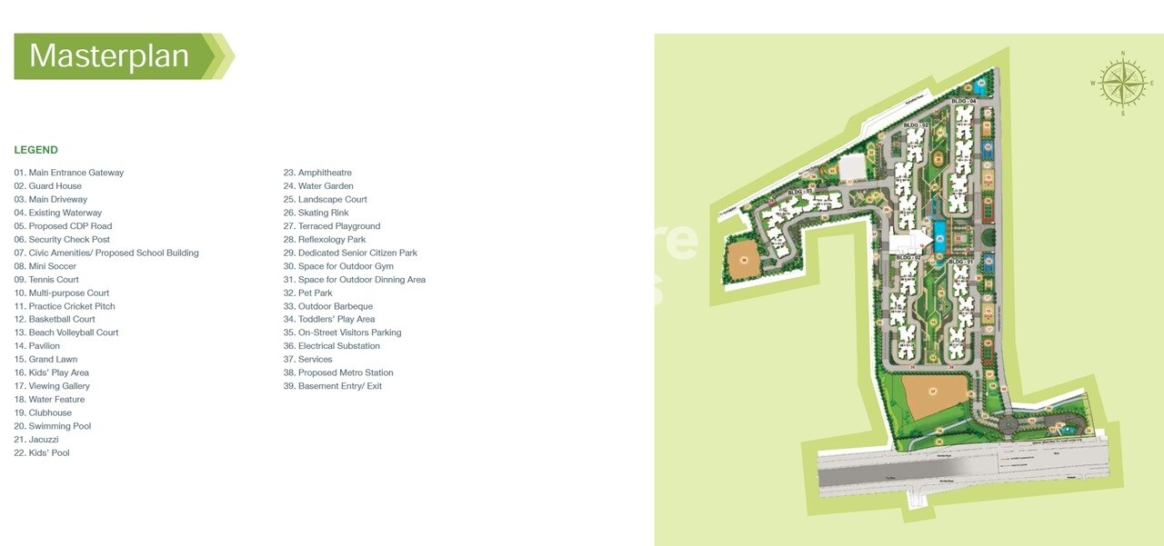 Prestige Jindal City Master Plan 1