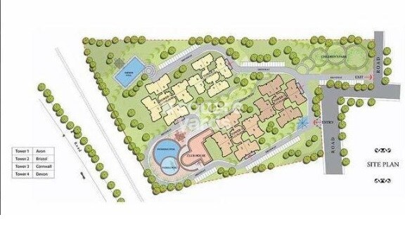 Prestige Kensington Gardens Master Plan Image