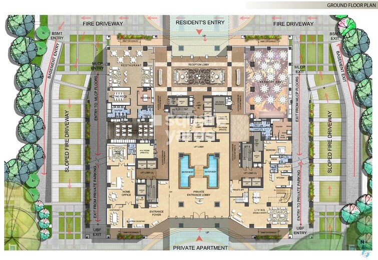 Prestige Kingfisher Towers Floor Plans 1