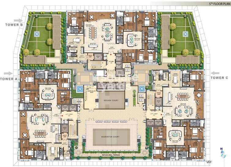 Prestige Kingfisher Towers Floor Plans 2
