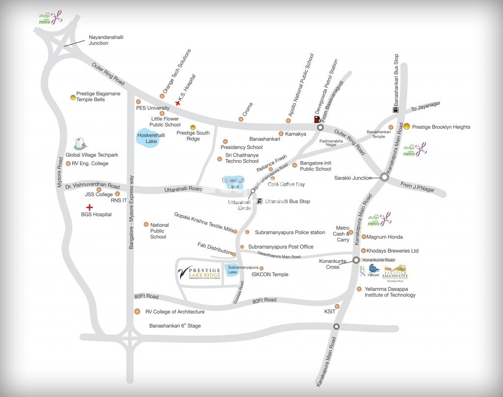 Prestige Lake Ridge Location Image