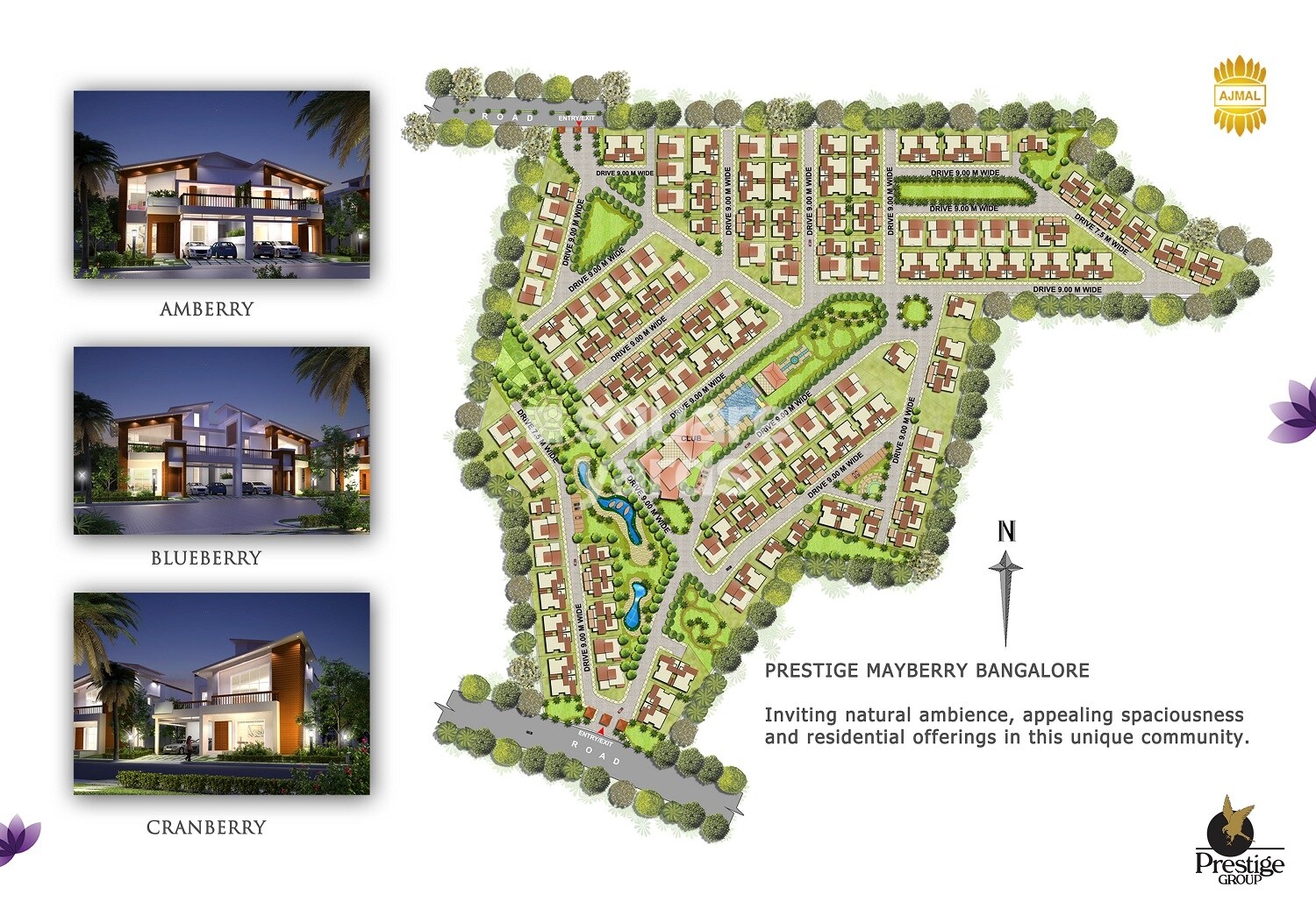 Prestige Mayberry Master Plan Image