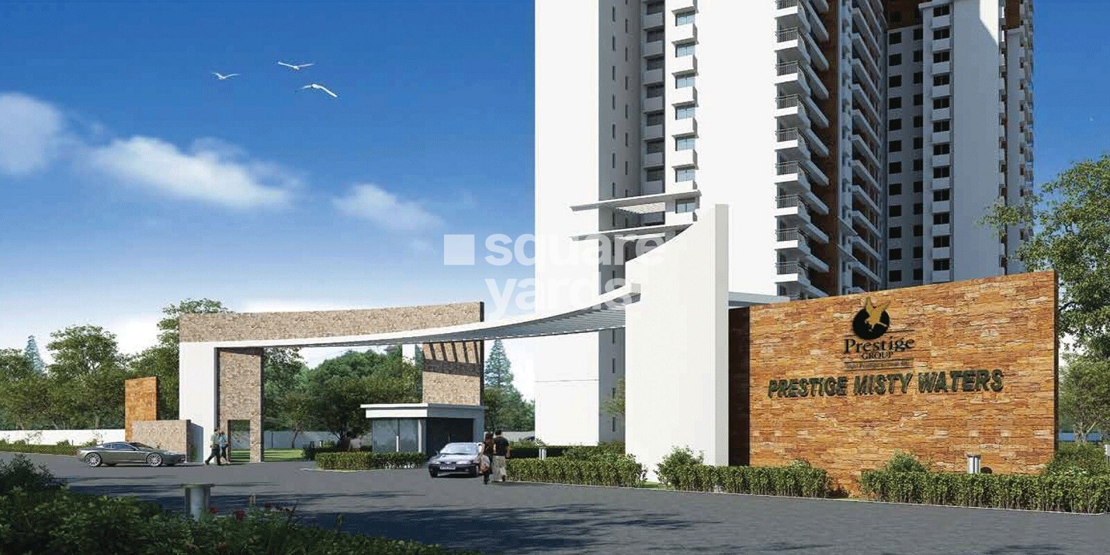 Prestige Misty Waters Entrance View