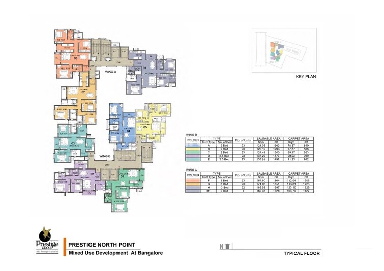 Prestige North Point Floor Plans 1