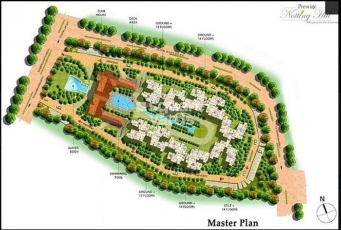 Prestige Notting Hill Master Plan Image