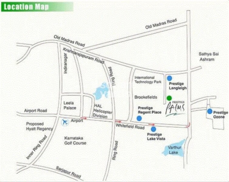 Prestige Ozone Location Image