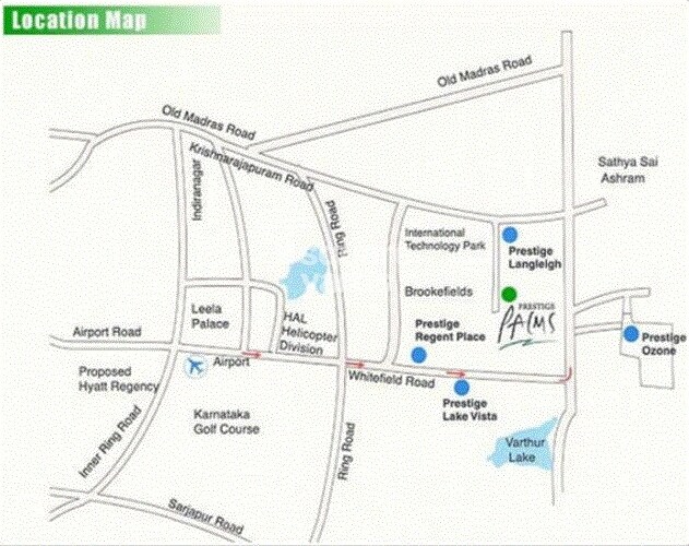 Prestige Ozone Location Image