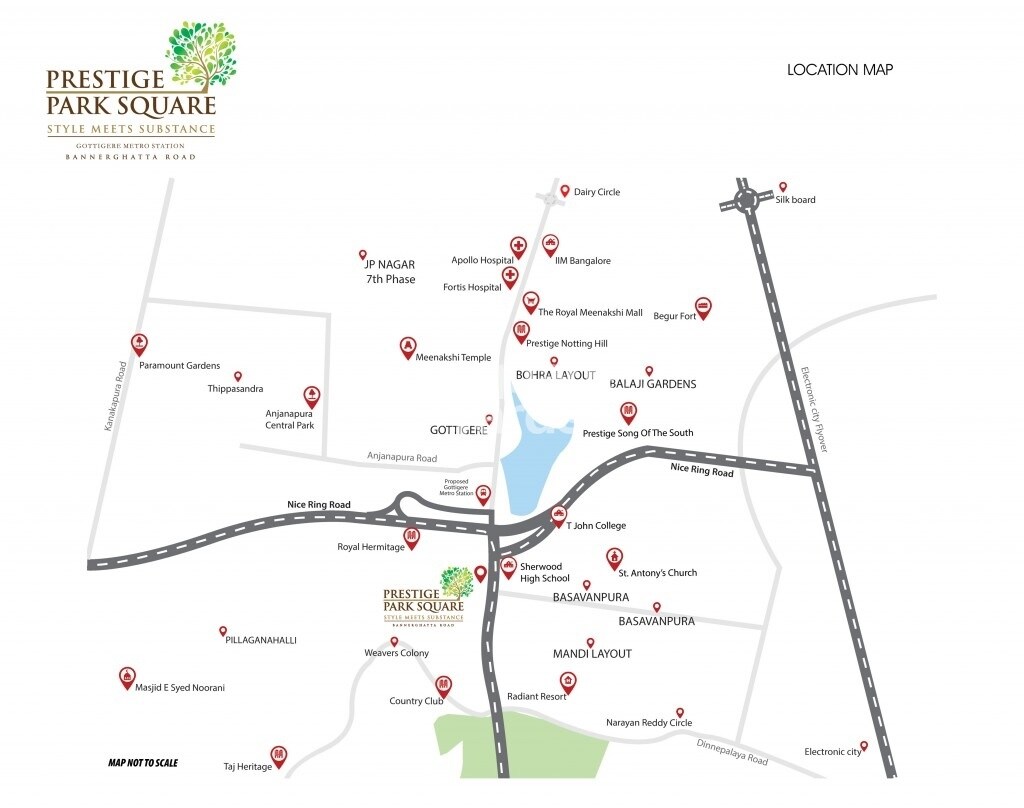 Prestige Park Square Location Image