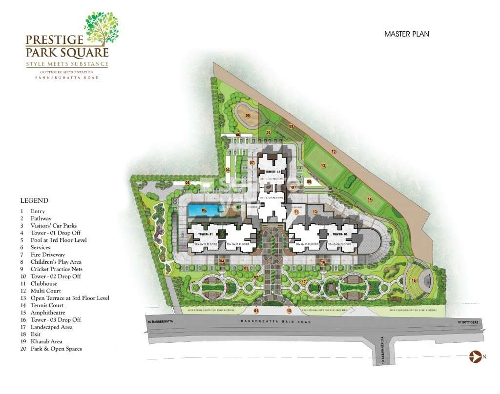 prestige park square master plan image1