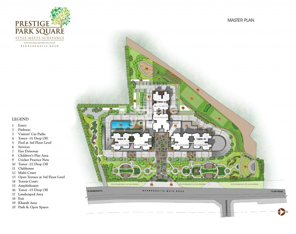 Prestige Park Square Master Plan 1