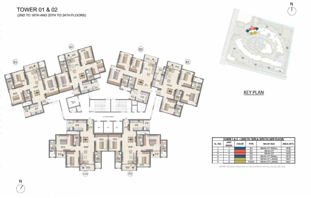 Prestige Parklane Floor Plans