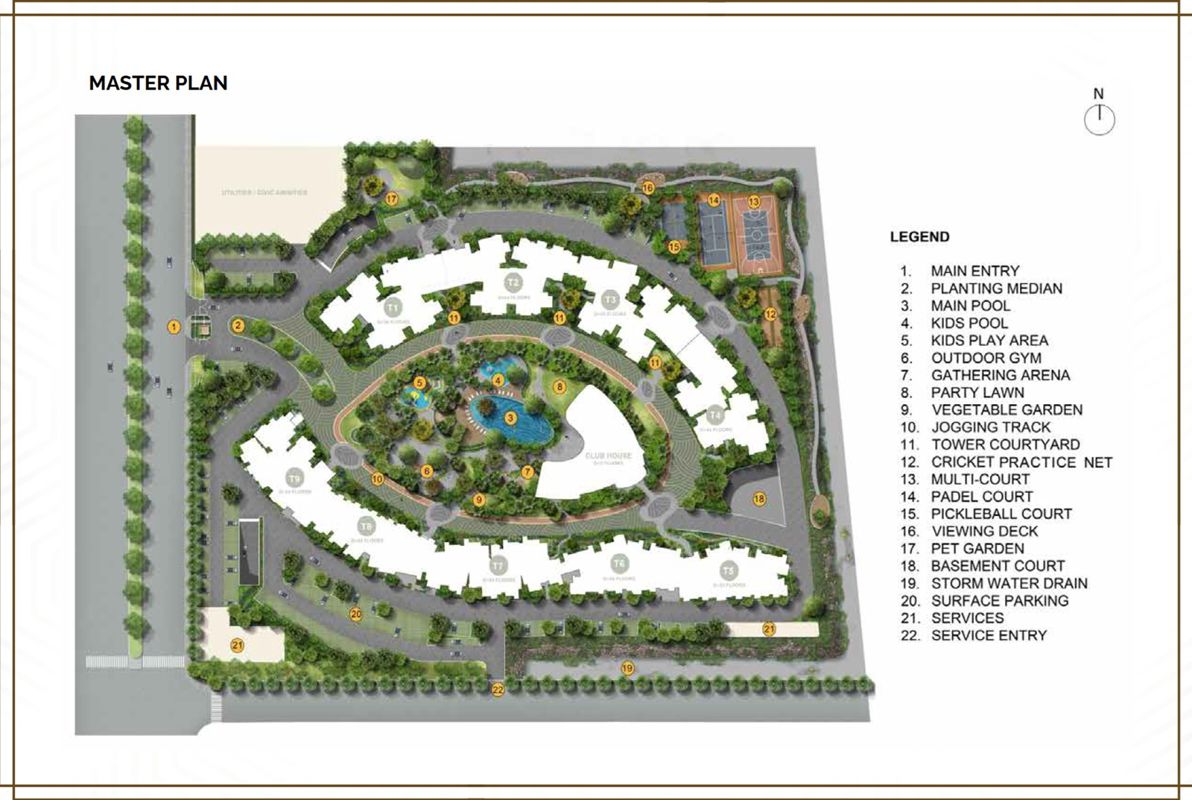 Prestige Parklane Master Plan Image