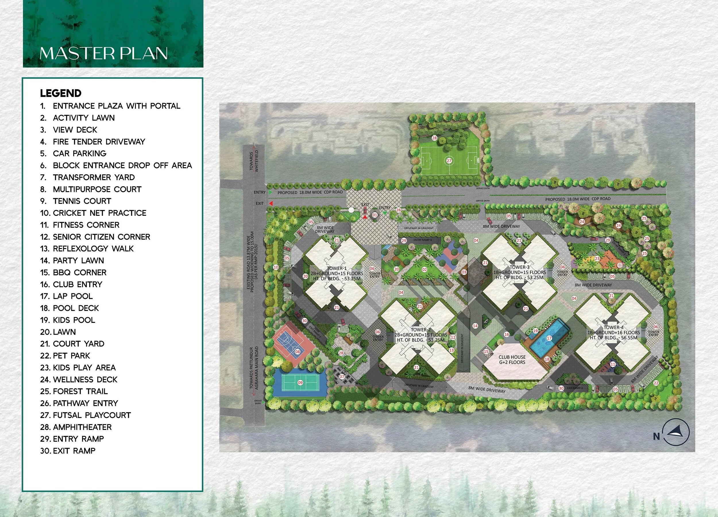 Prestige Pine Forest Master Plan 1