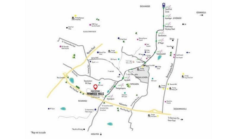 Prestige Primrose Hills Phase II Location Image