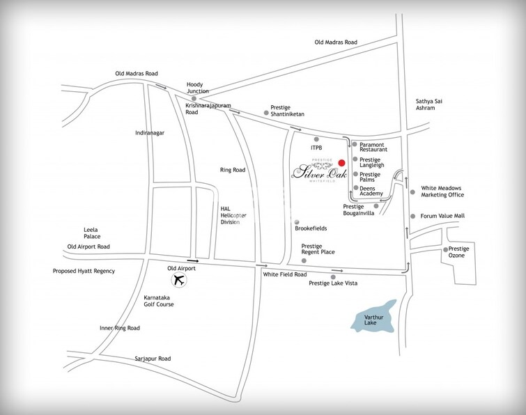 Prestige Silver Oak Villa Location Image