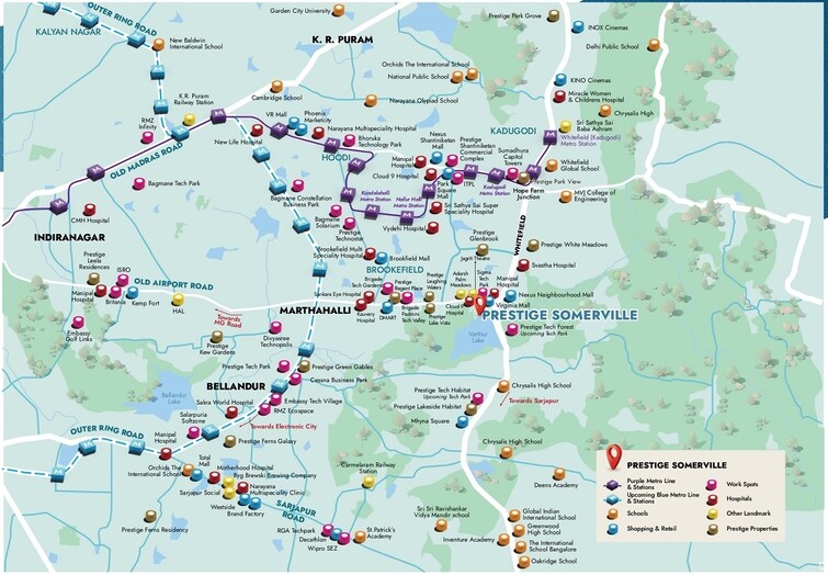 Prestige Somerville Location Image