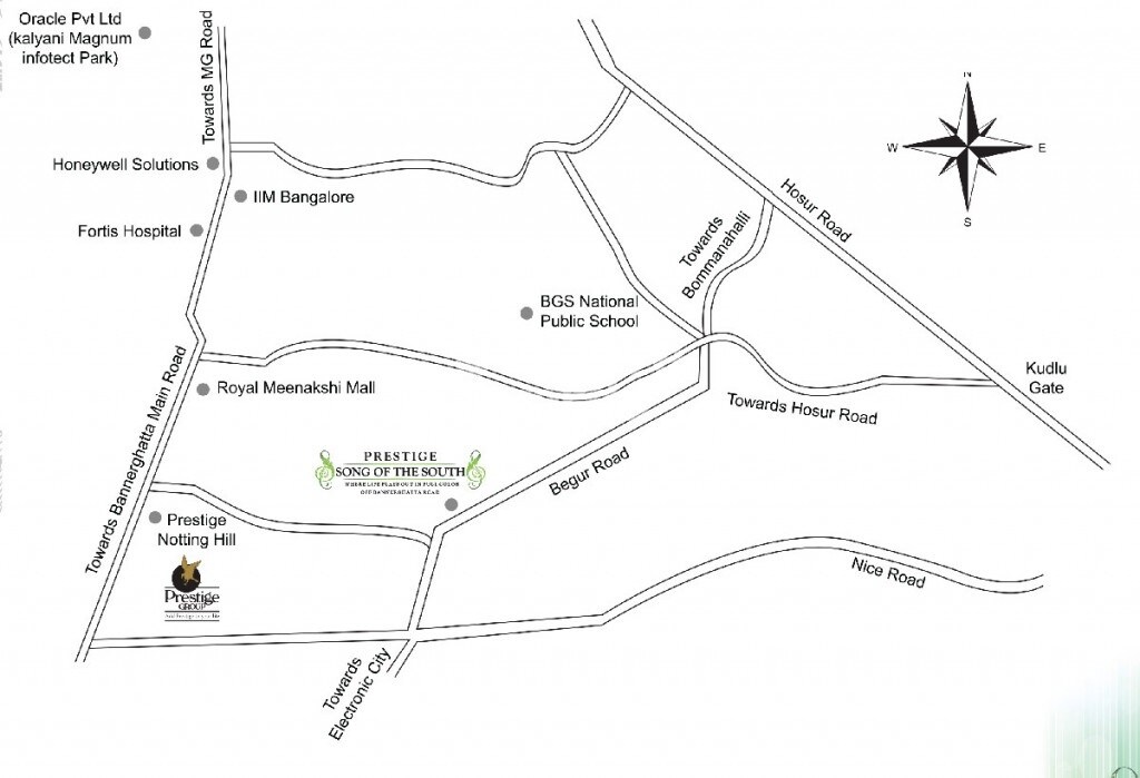 Prestige Song Of The South Phase 2 Location Image