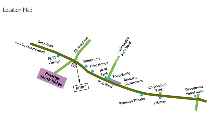 Prestige South Ridge Location Image