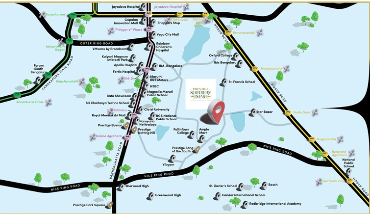 Prestige Southern Star Location Image