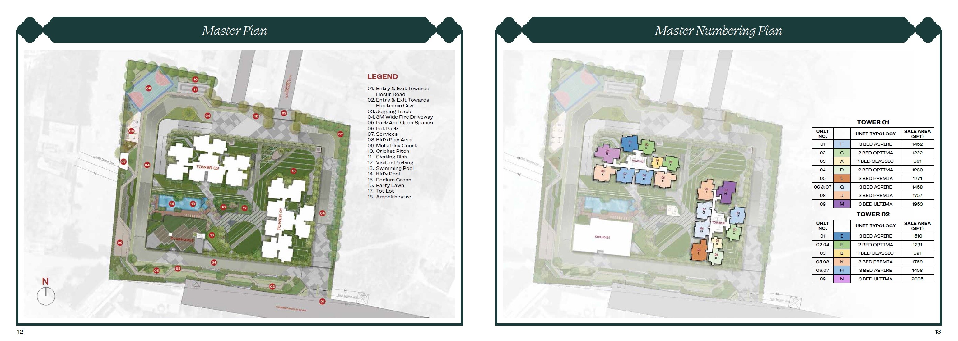 Prestige Suncrest Master Plan Image