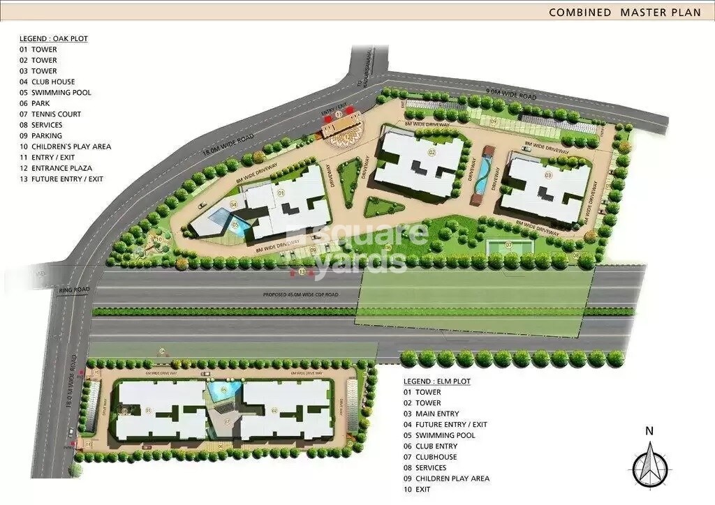 Prestige Sunnyside Oak Master Plan Image