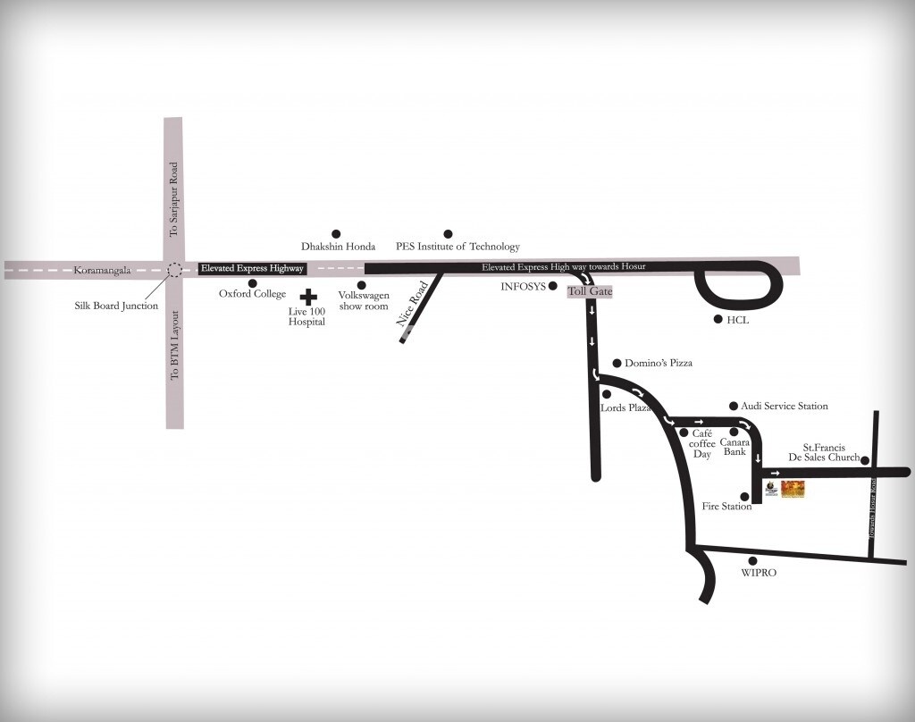 Prestige Sunrise Park Brichwood Location Image