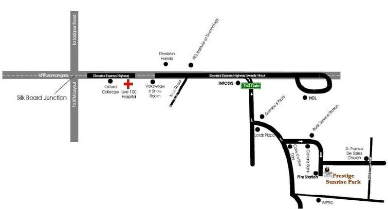 Prestige Sunrise Park Norwood Location Image