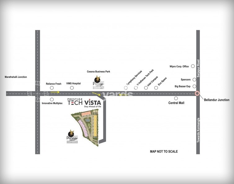 Prestige Tech Vista Location Image