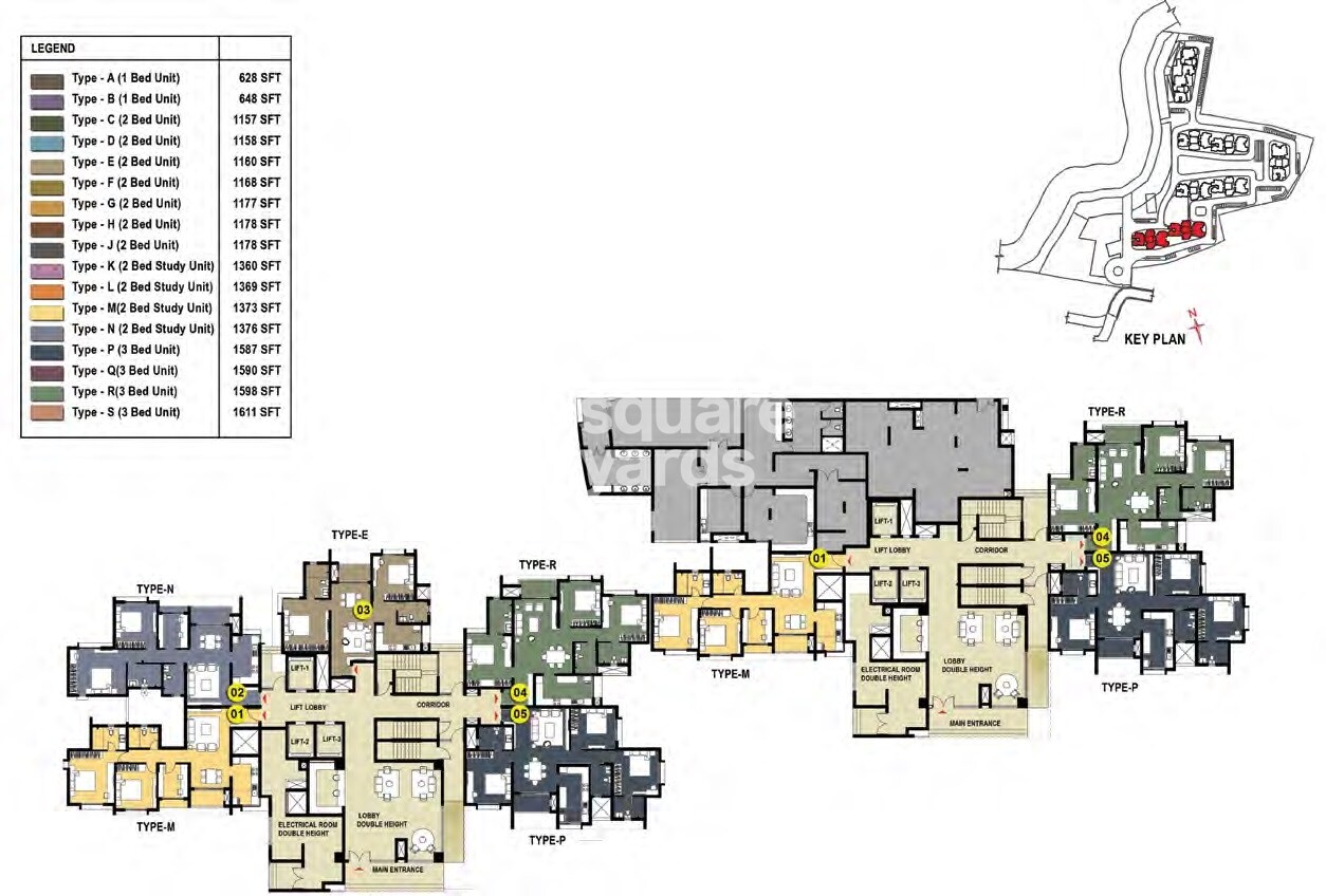 Prestige Temple Bells Floor Plans 2