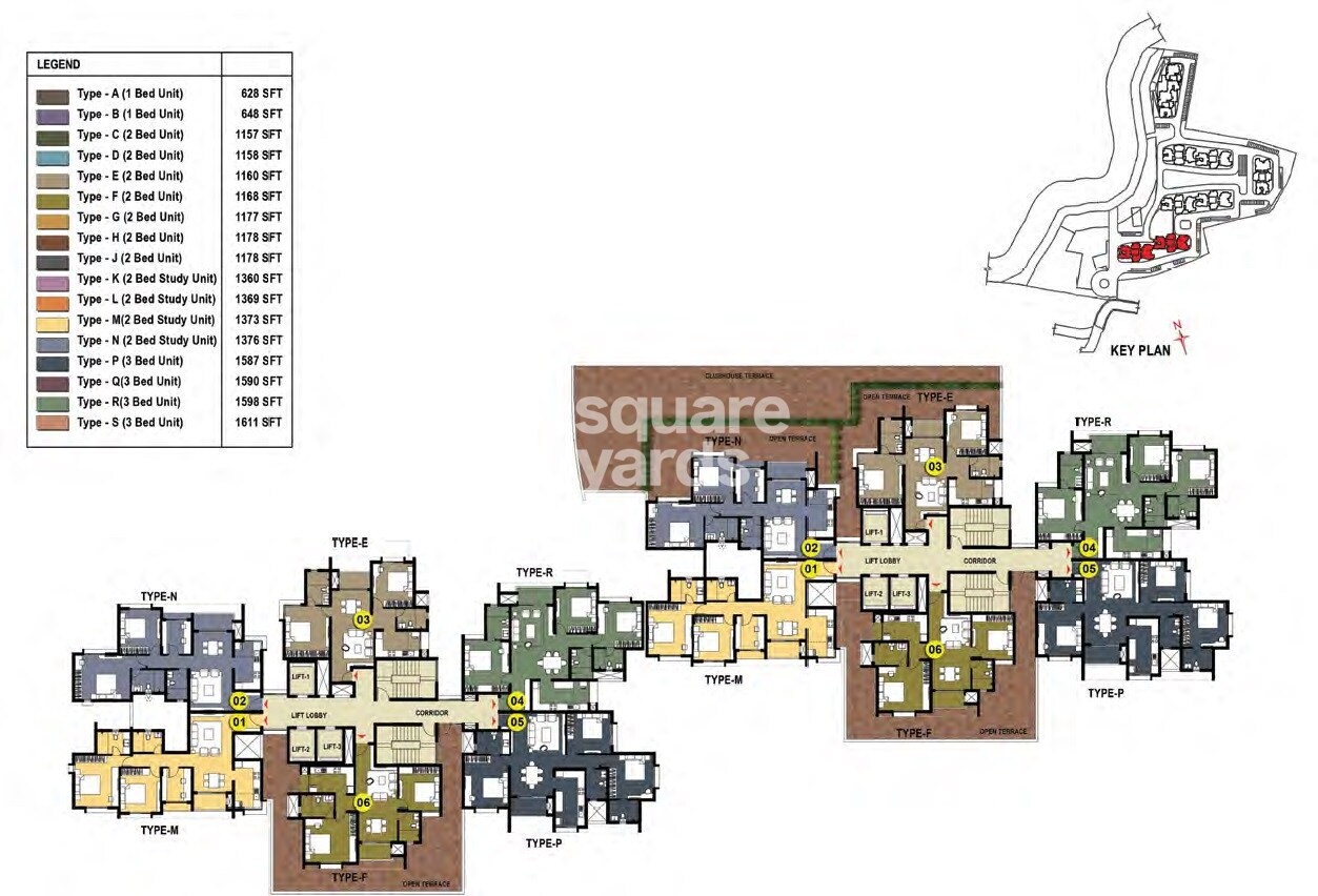 Prestige Temple Bells Floor Plans 3