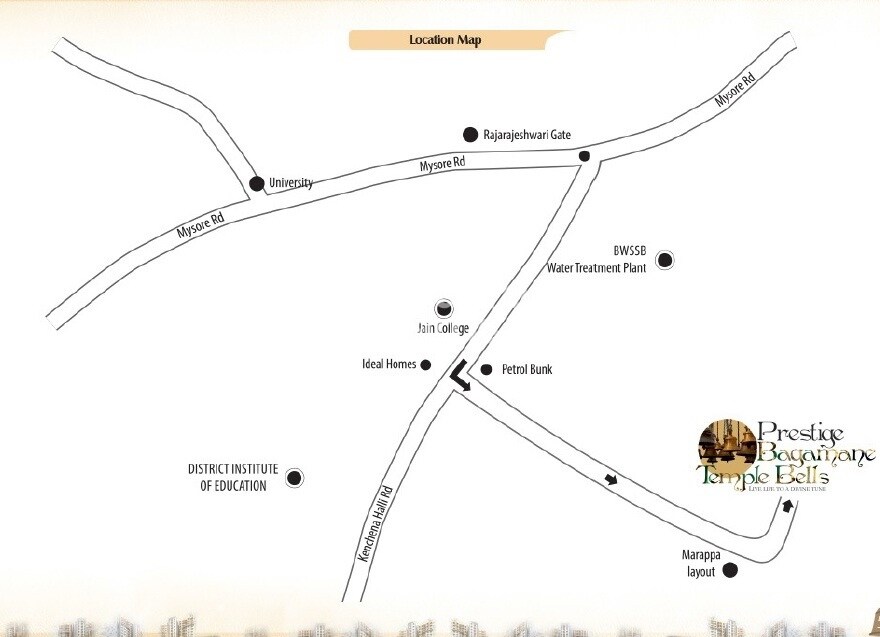 Prestige Temple Bells Location Image
