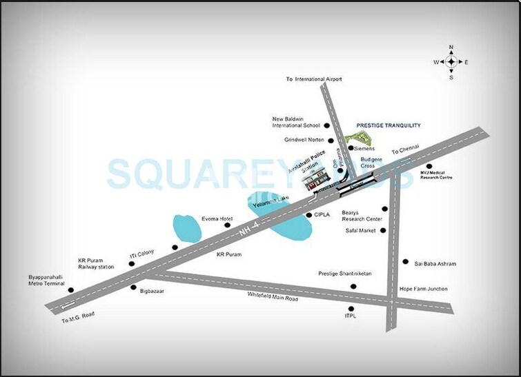 Prestige Tranquility Location Image