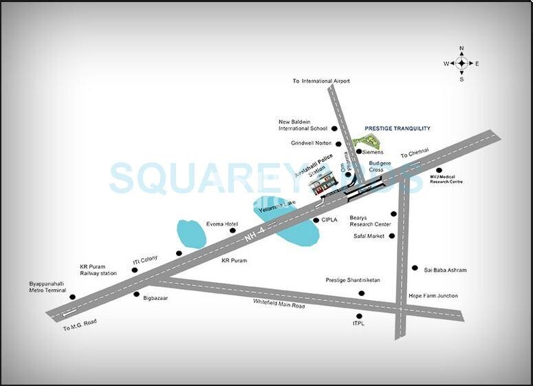 Prestige Tranquility Location Image