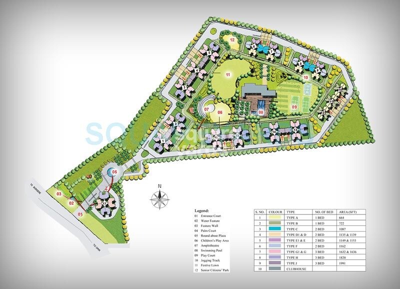 Prestige Tranquility Master Plan 1