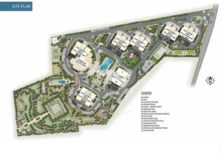 Prestige Waterford Master Plan Image