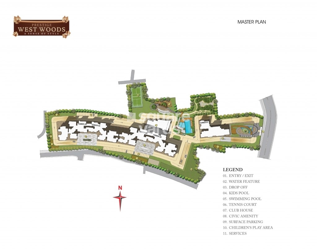 Prestige West Woods Master Plan Image