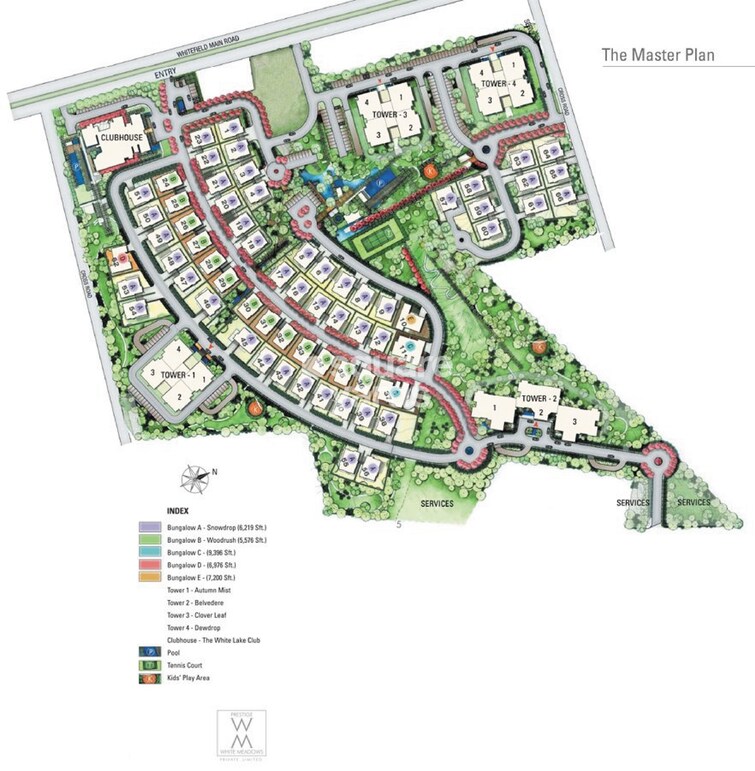 Prestige White Meadows Master Plan Image