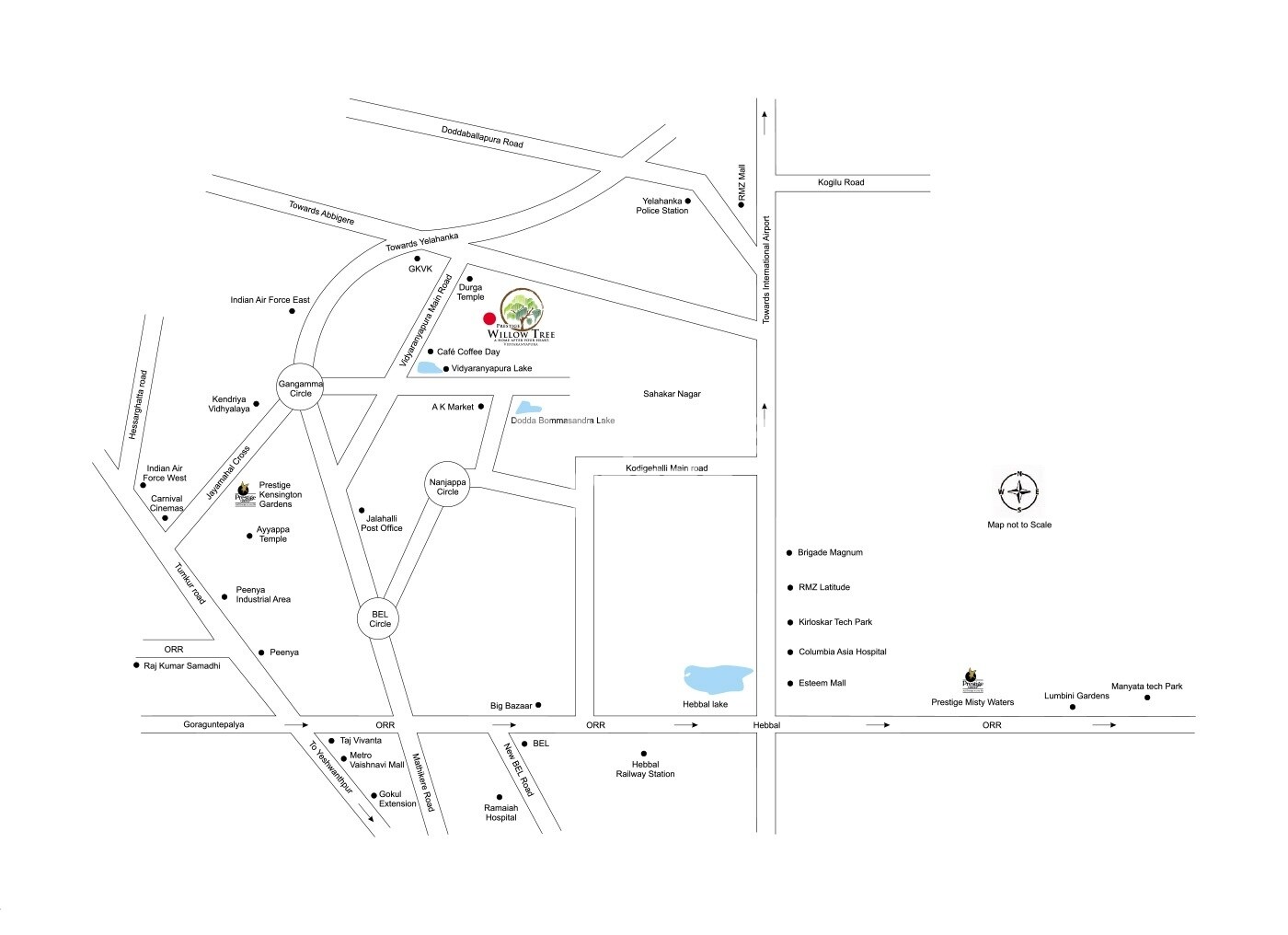 Prestige Willow Tree Location Image