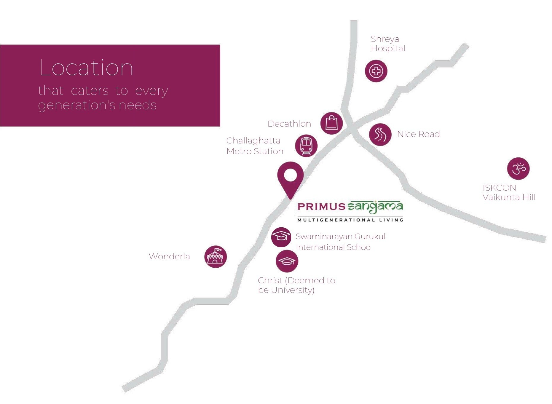 Primus Sangama Location Image
