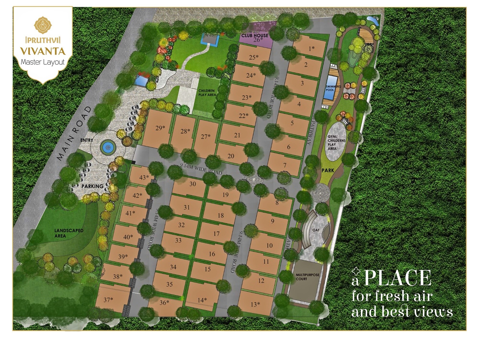 Pruthvi Vivanta Master Plan 1