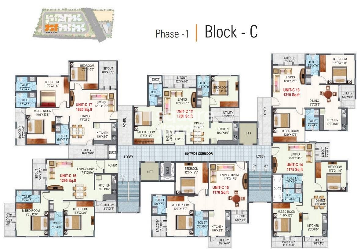 PSR Krish Kamal Floor Plans 1