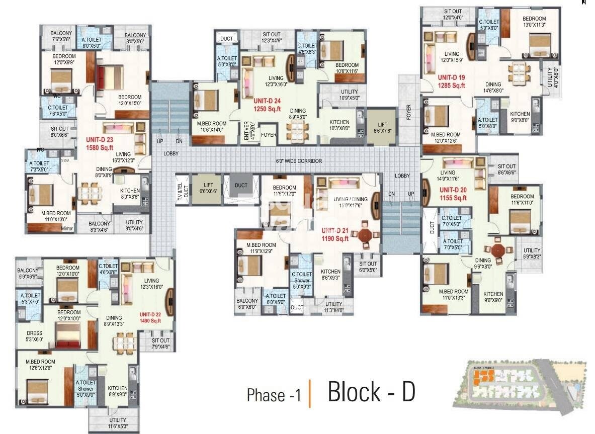 PSR Krish Kamal Floor Plans 2