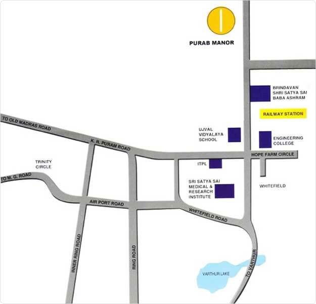 Purab Manor Location Image