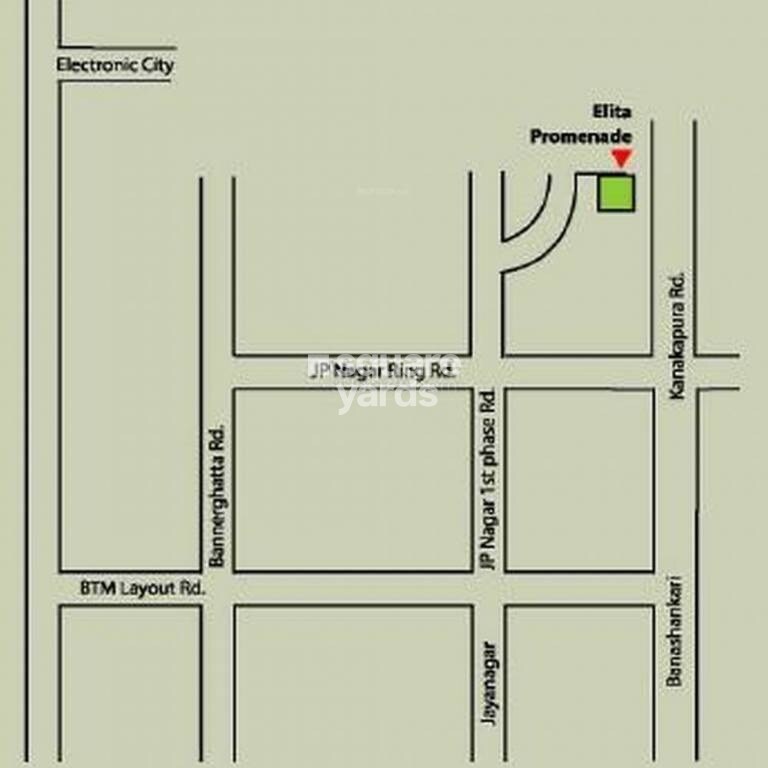 Puravankara Elita Promenade Location Image