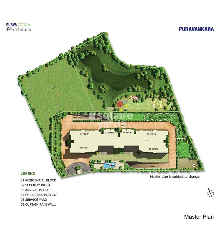 Puravankara Purva Atria Master Plan 1
