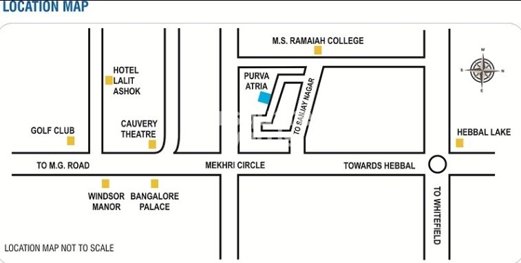 Puravankara Purva Atria Location Image