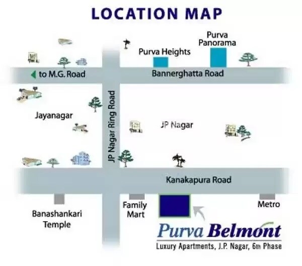 Puravankara Purva Belmont Location Image